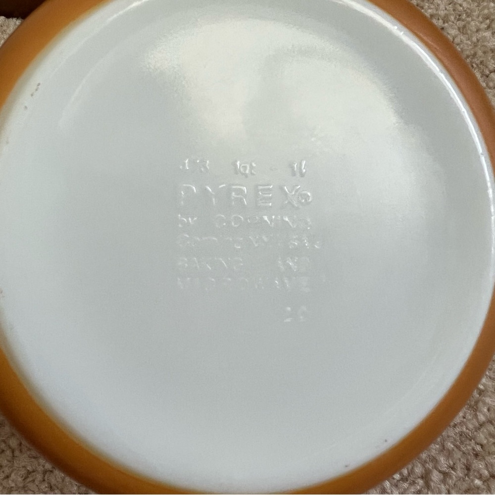 Vintage Pyrex Old Orchard 3 Piece Casserole Set #470 - Picture 2 of 10